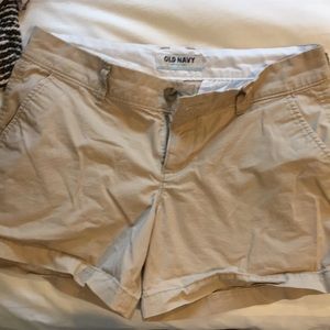 Old navy khaki shorts